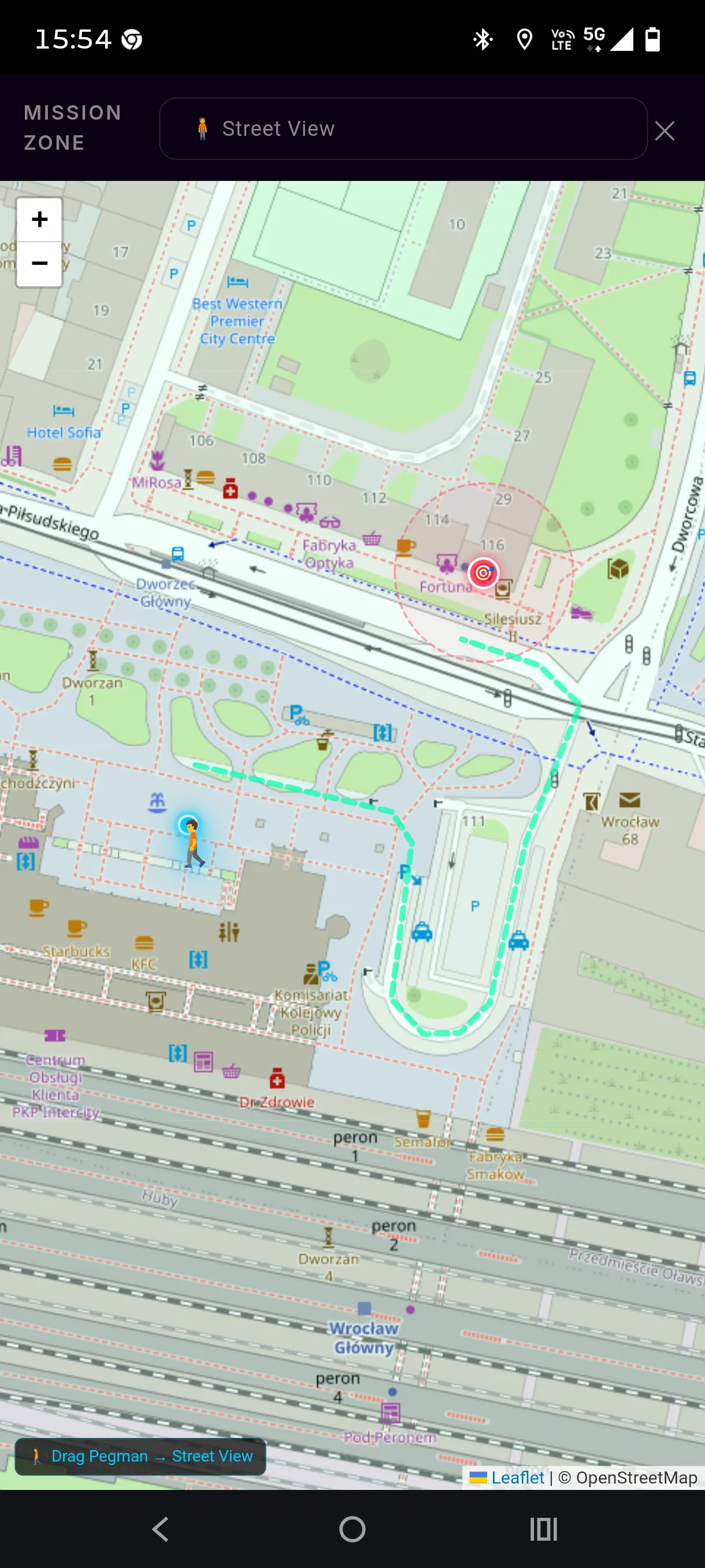 Field Mission — Mission Zone map