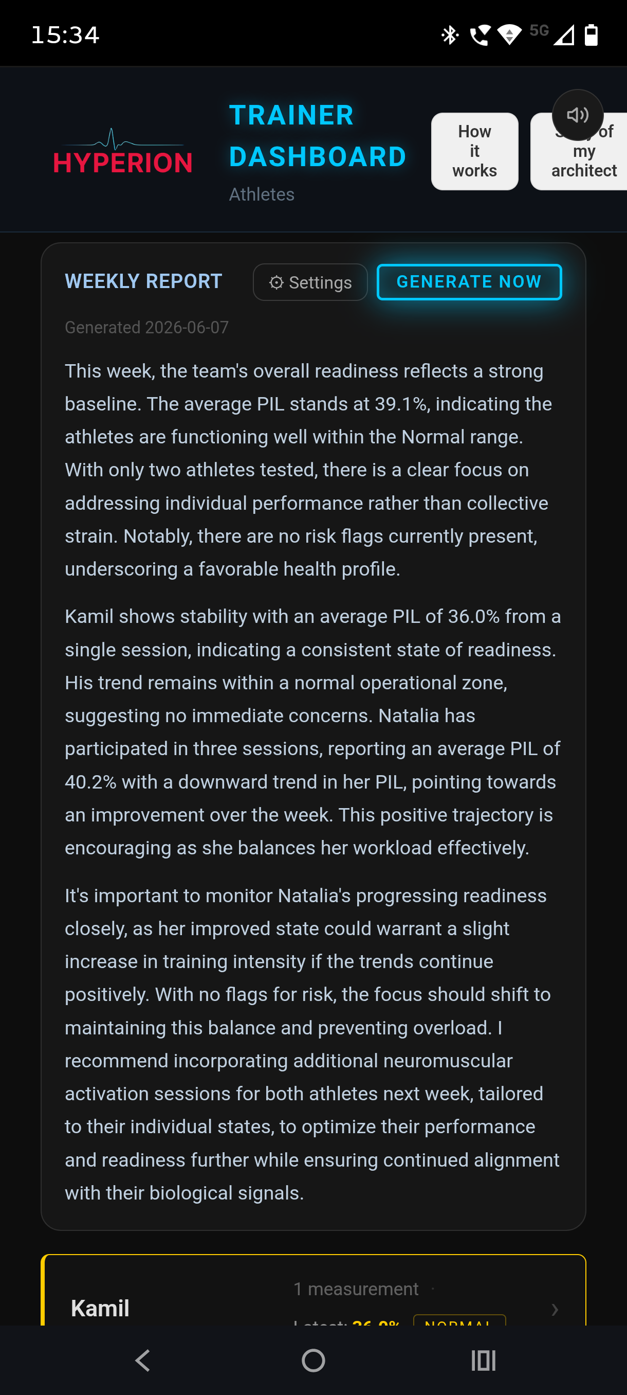 Weekly Report